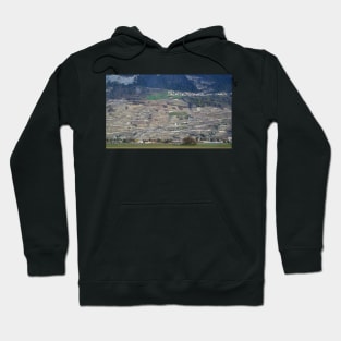 Swiss Landscape. Canton Valais. Hoodie